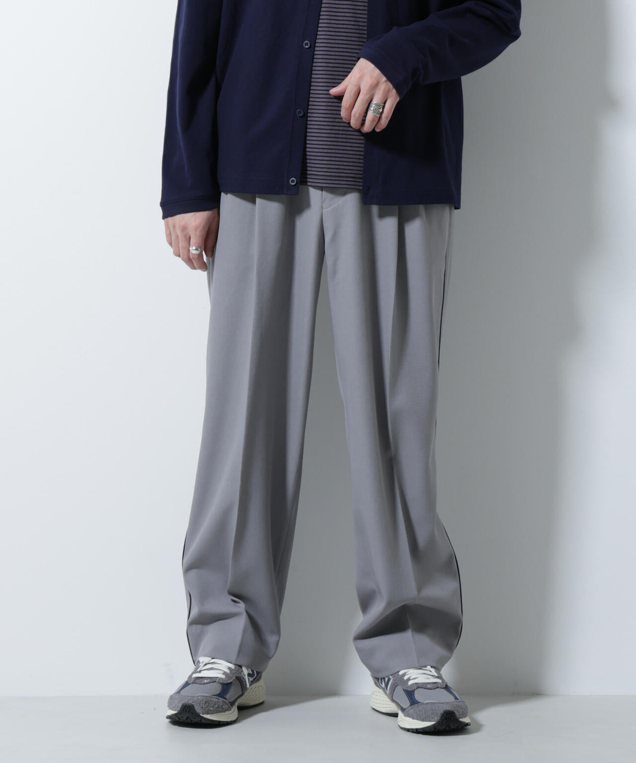 イージー側章スラックス | NANO universe（ナノ・ユニバース