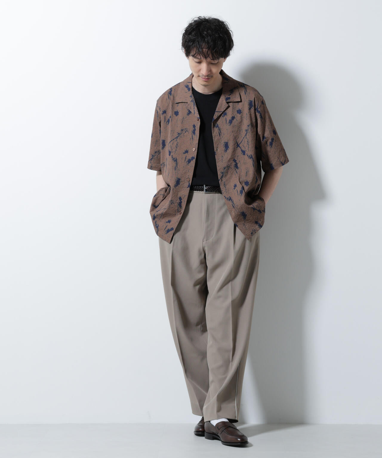 nonページ イージー側章スラックス | NANO universe（ナノ・ユニバース