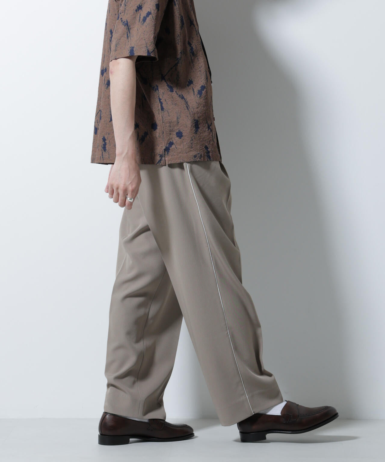 イージー側章スラックス | NANO universe（ナノ・ユニバース