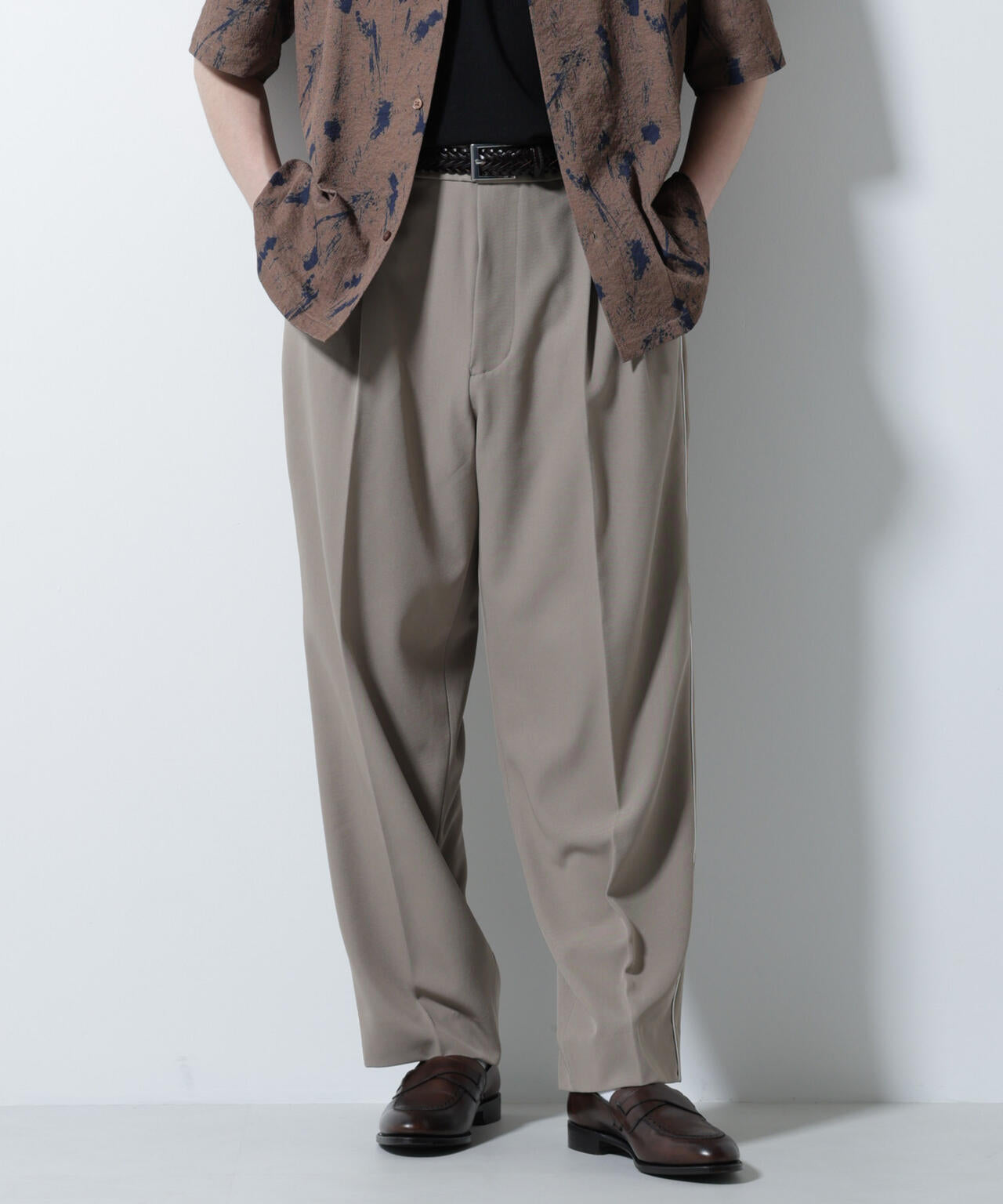 イージー側章スラックス | NANO universe（ナノ・ユニバース