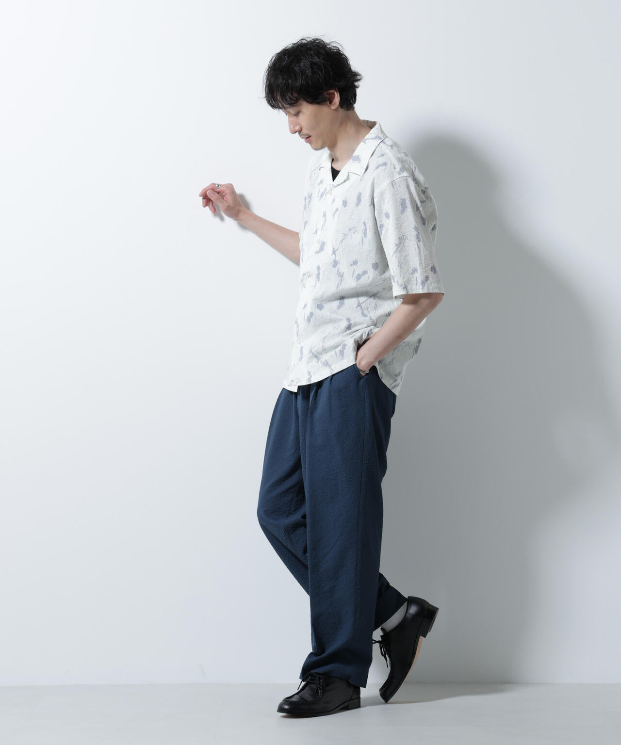 サッカータックイージーパンツ（セットアップ可）