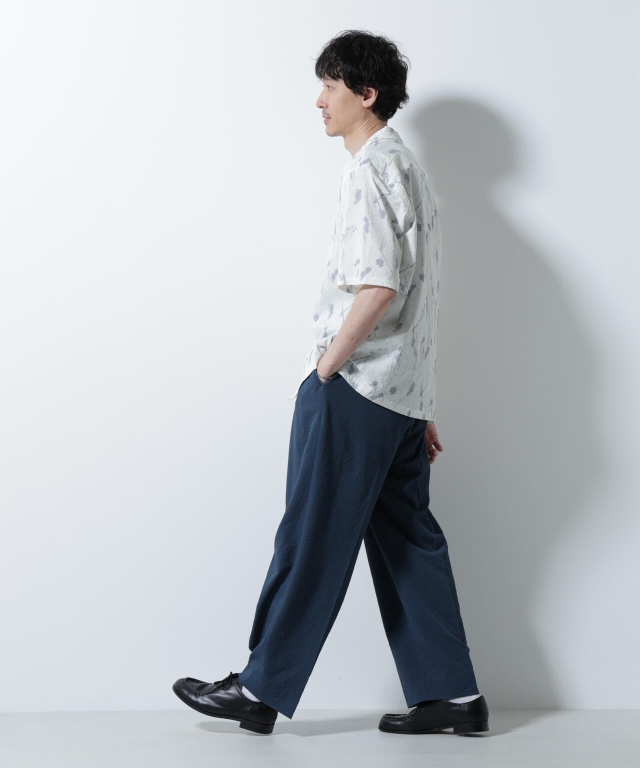 サッカータックイージーパンツ（セットアップ可）