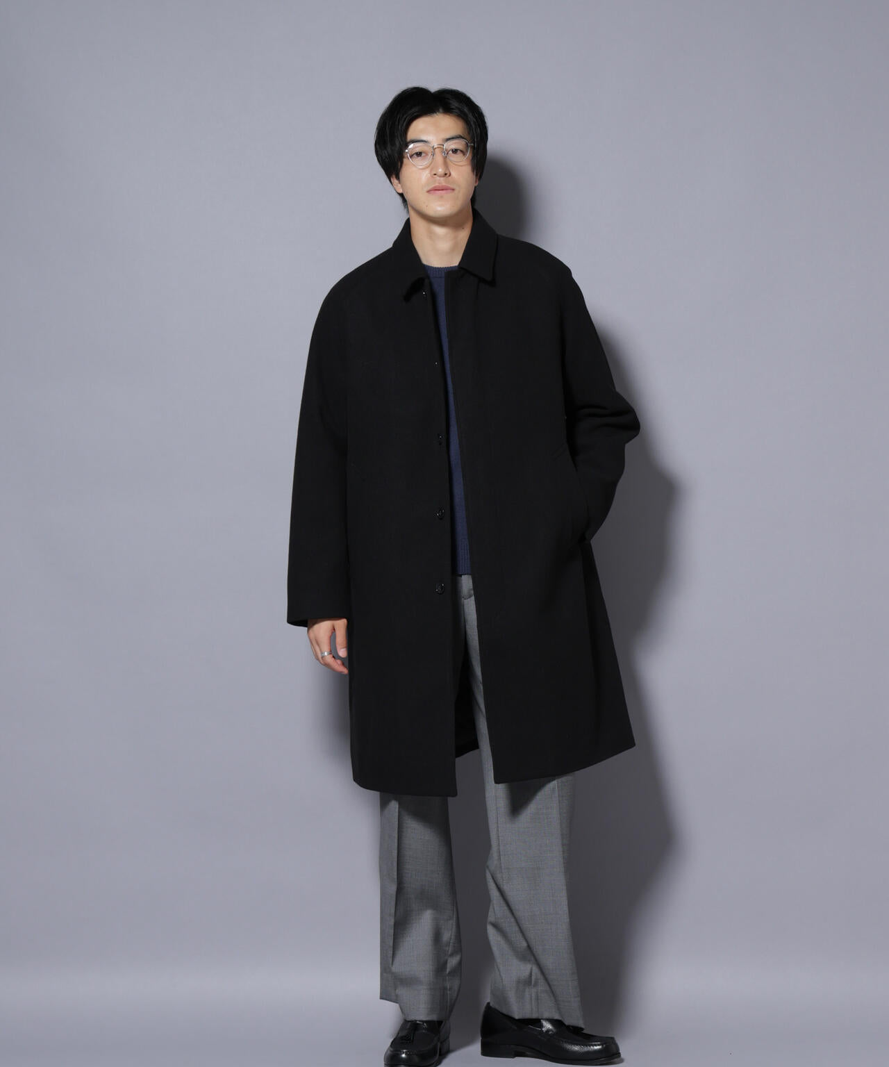 テックメルトンステンカラーコート | NANO universe（ナノ・ユニバース