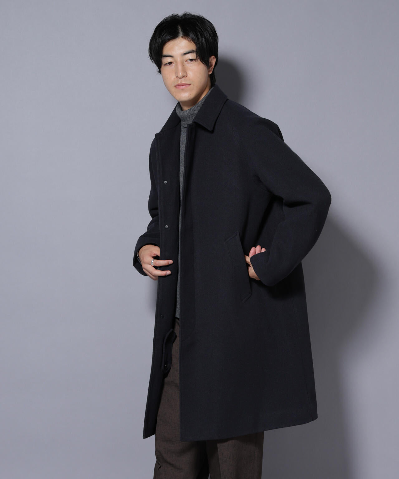 テックメルトンステンカラーコート | NANO universe（ナノ・ユニバース