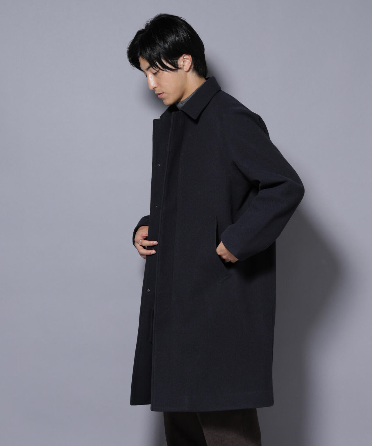 テックメルトンステンカラーコート | NANO universe（ナノ・ユニバース