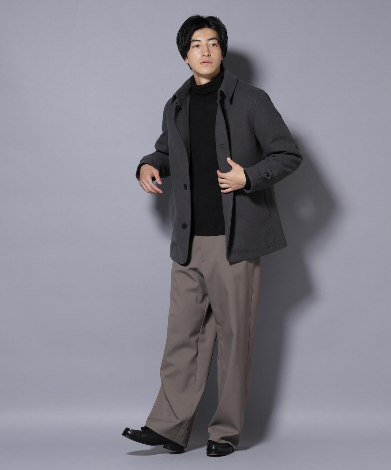 テックメルトンシングルコート | NANO universe（ナノ・ユニバース