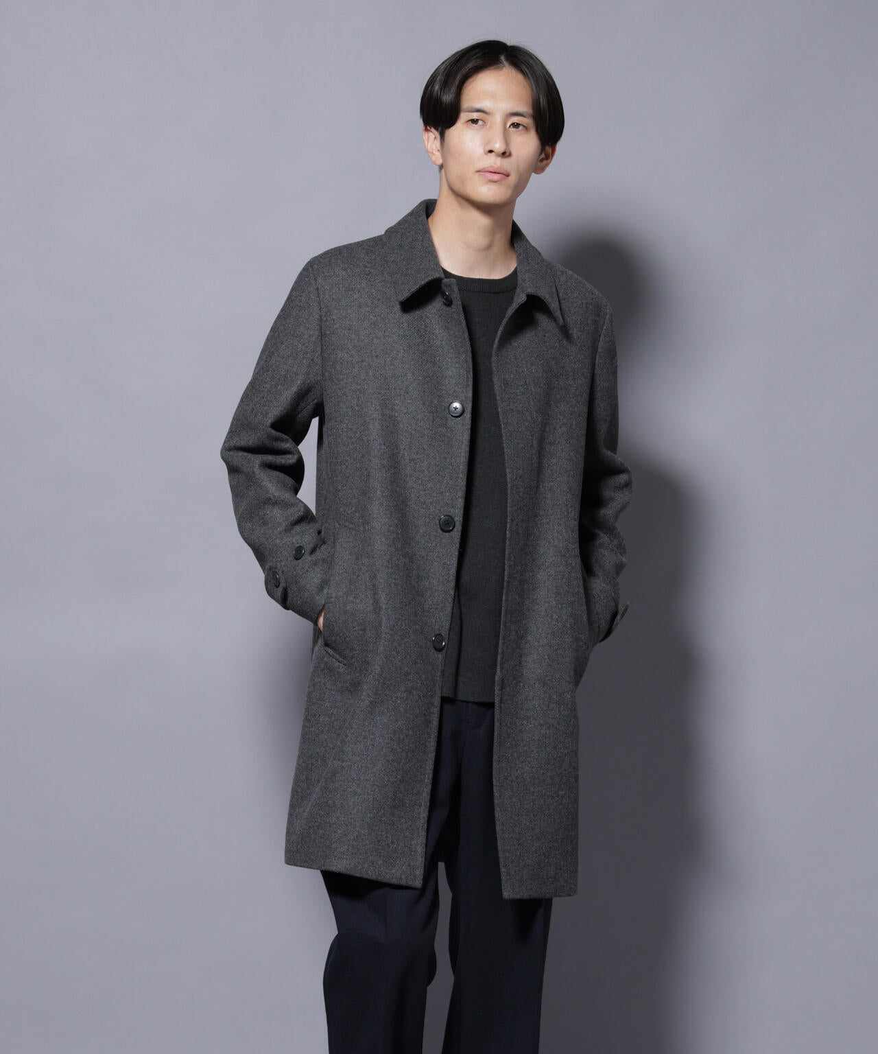 JUN HASHIMOTO × nano universe ラップコート L ZIP ミドル コート