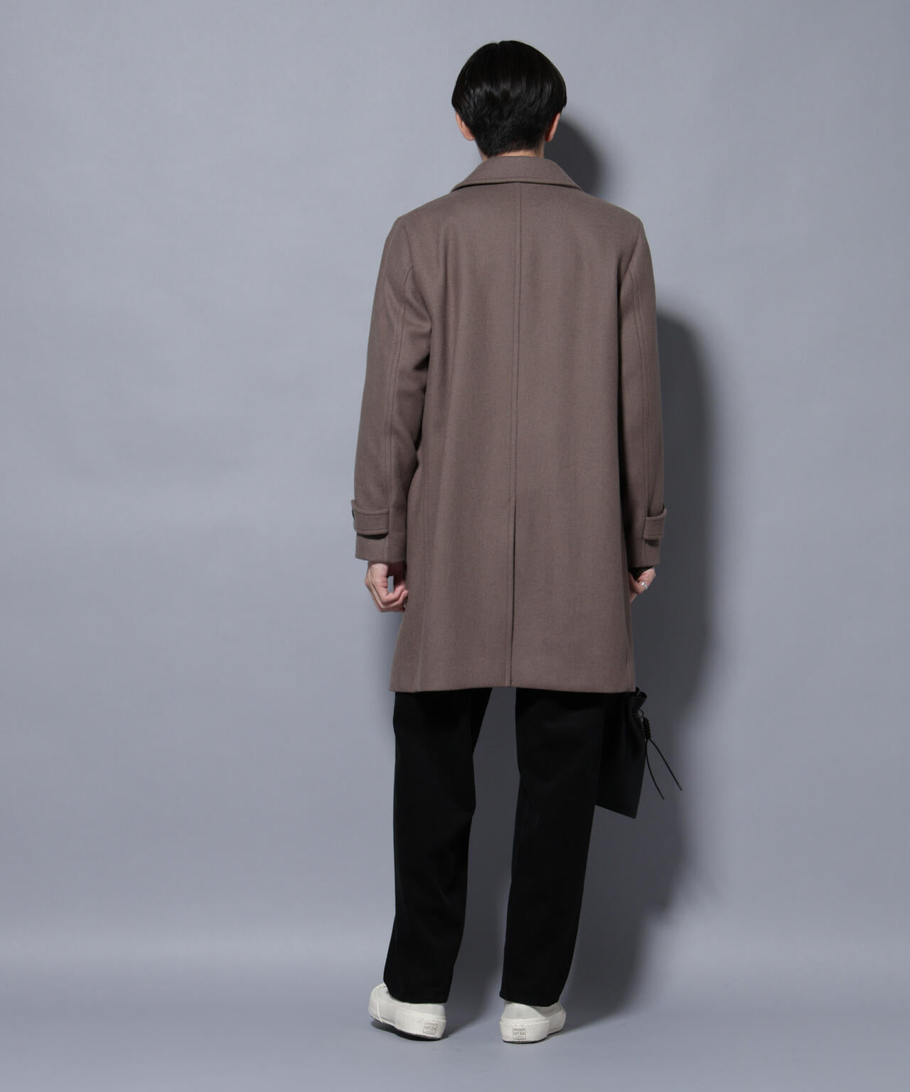 ウール/Nメルトンステンカラーコート | NANO universe（ナノ