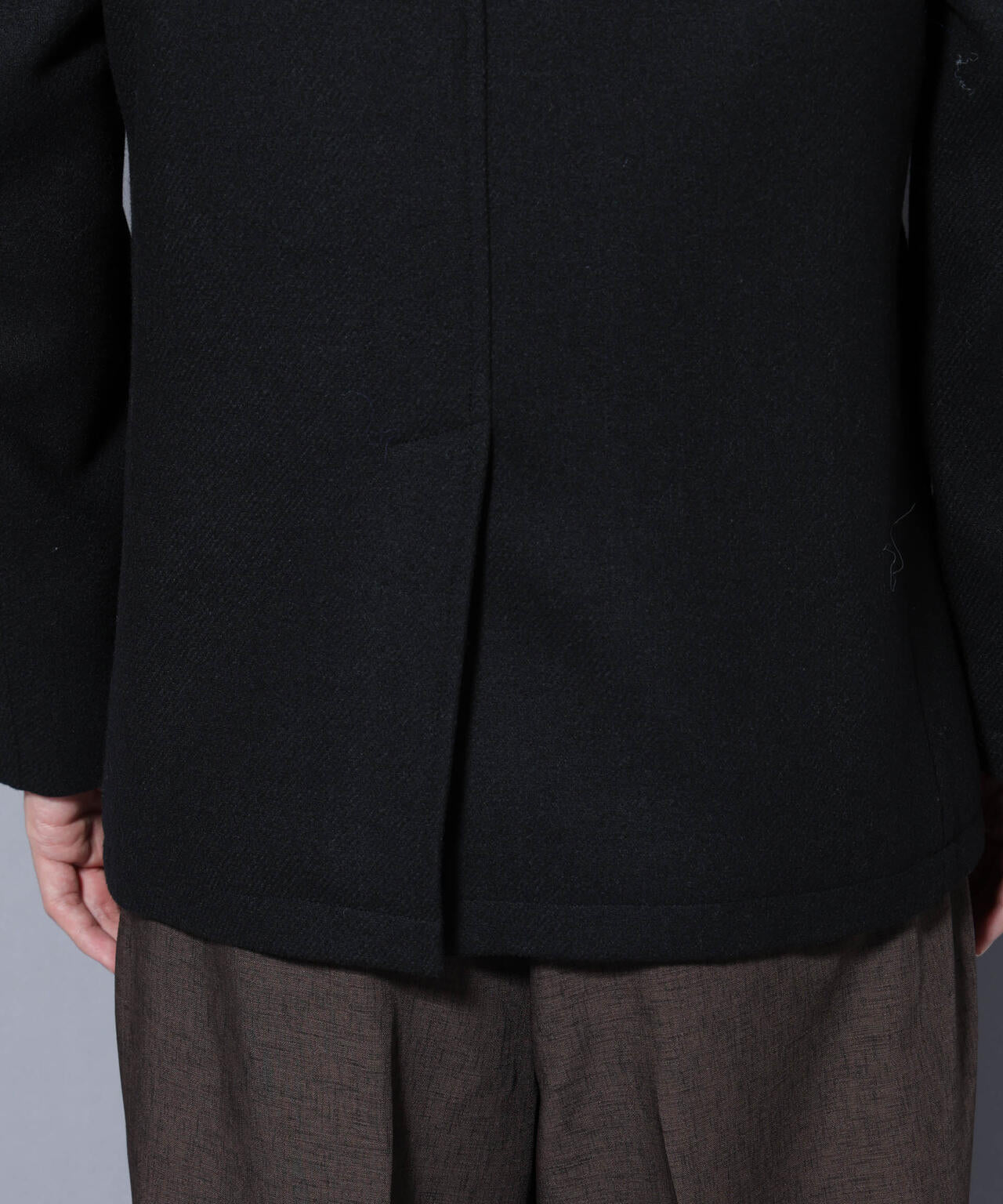 ウール/Nメルトンスタンドカラーコート | NANO universe（ナノ