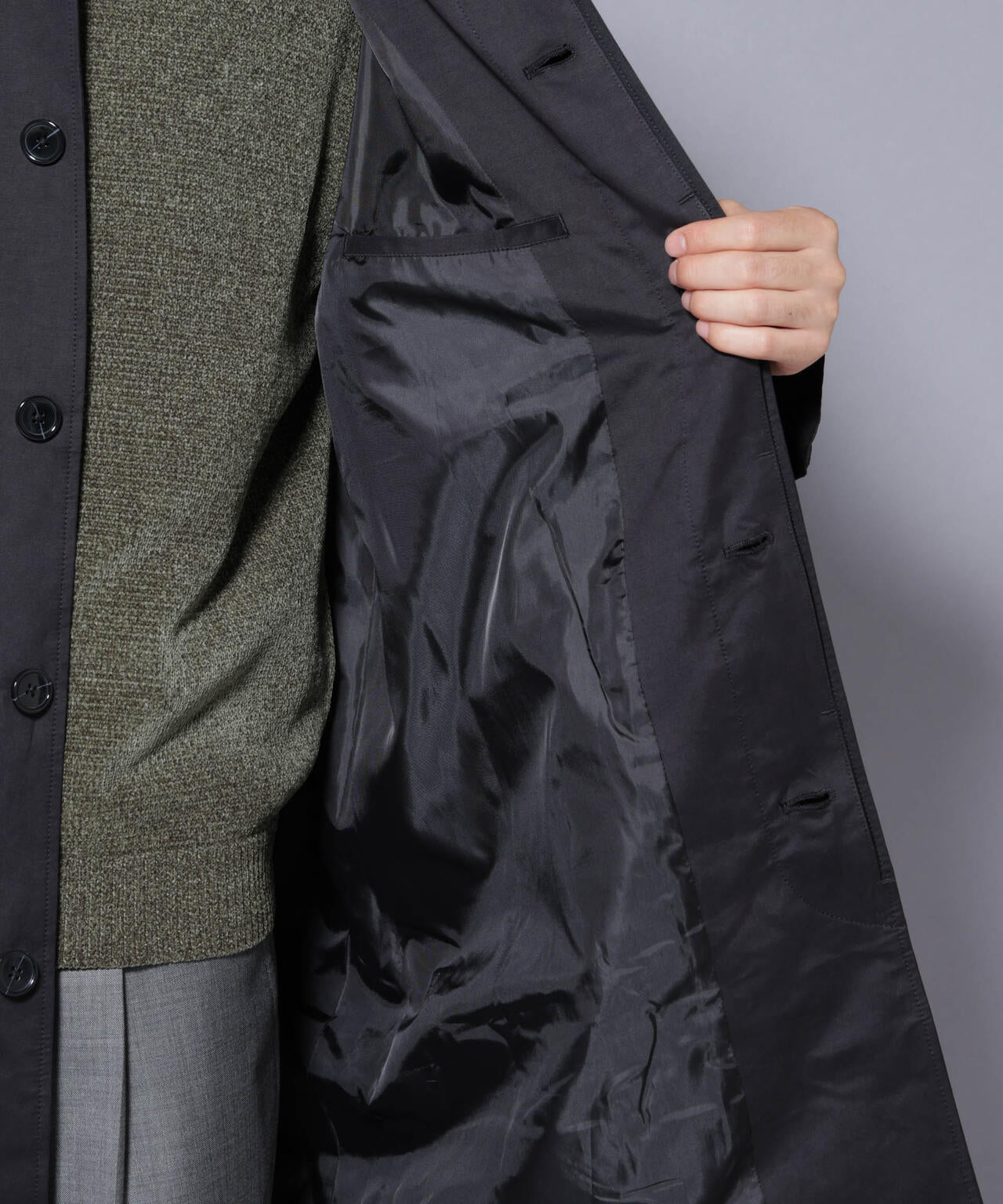 微起毛バルカラーコート | NANO universe（ナノ・ユニバース