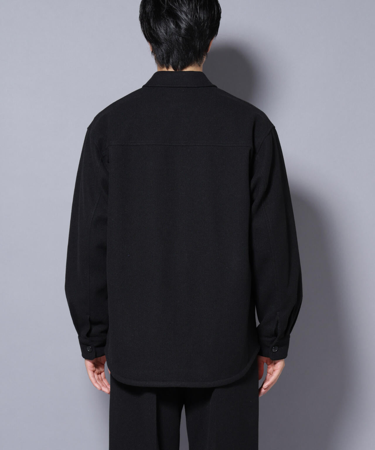 テックメルトンシャツブルゾン