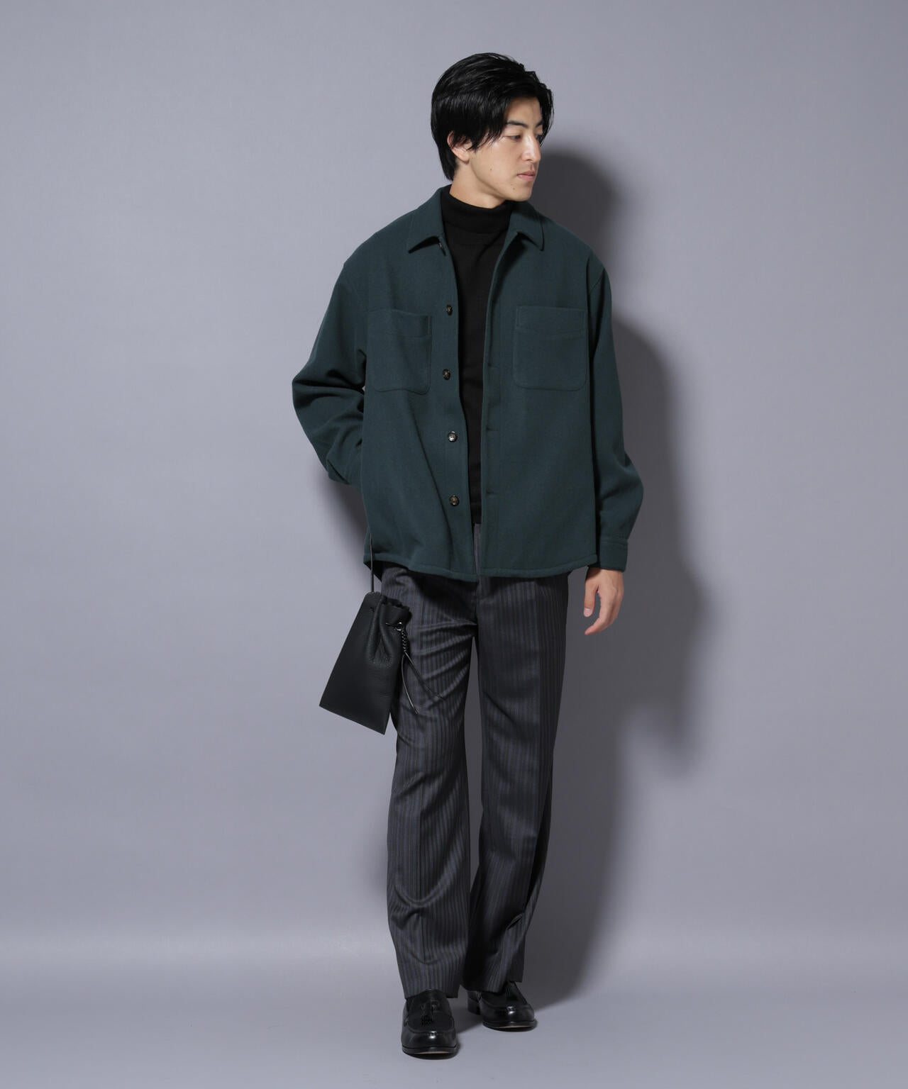 テックメルトンシャツブルゾン | NANO universe（ナノ・ユニバース