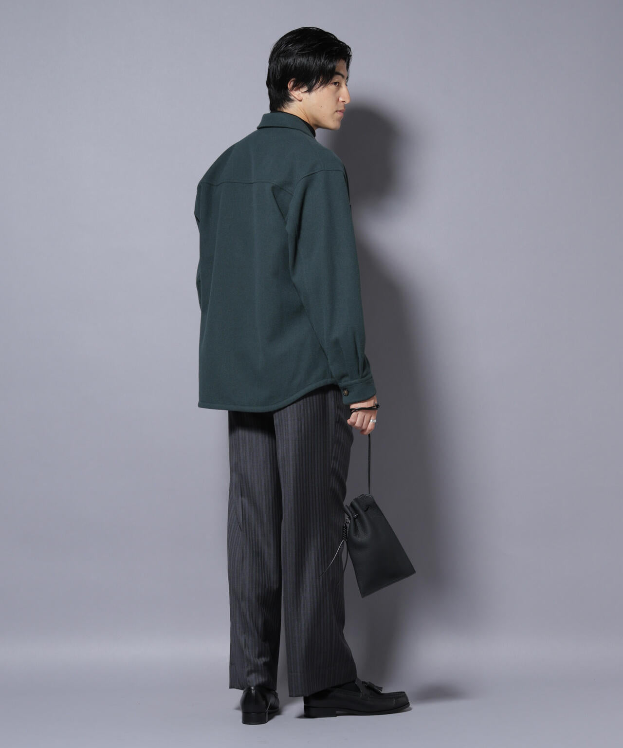 テックメルトンシャツブルゾン