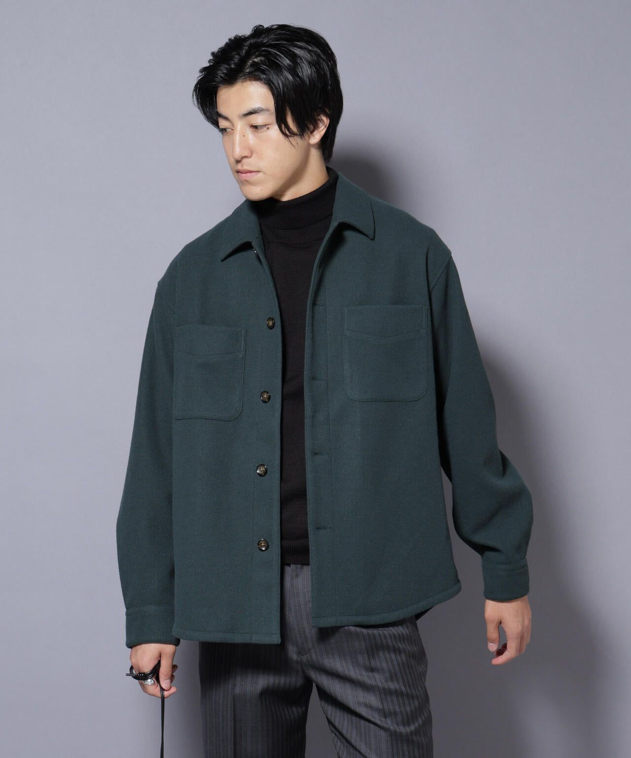 テックメルトンシャツブルゾン | NANO universe（ナノ・ユニバース