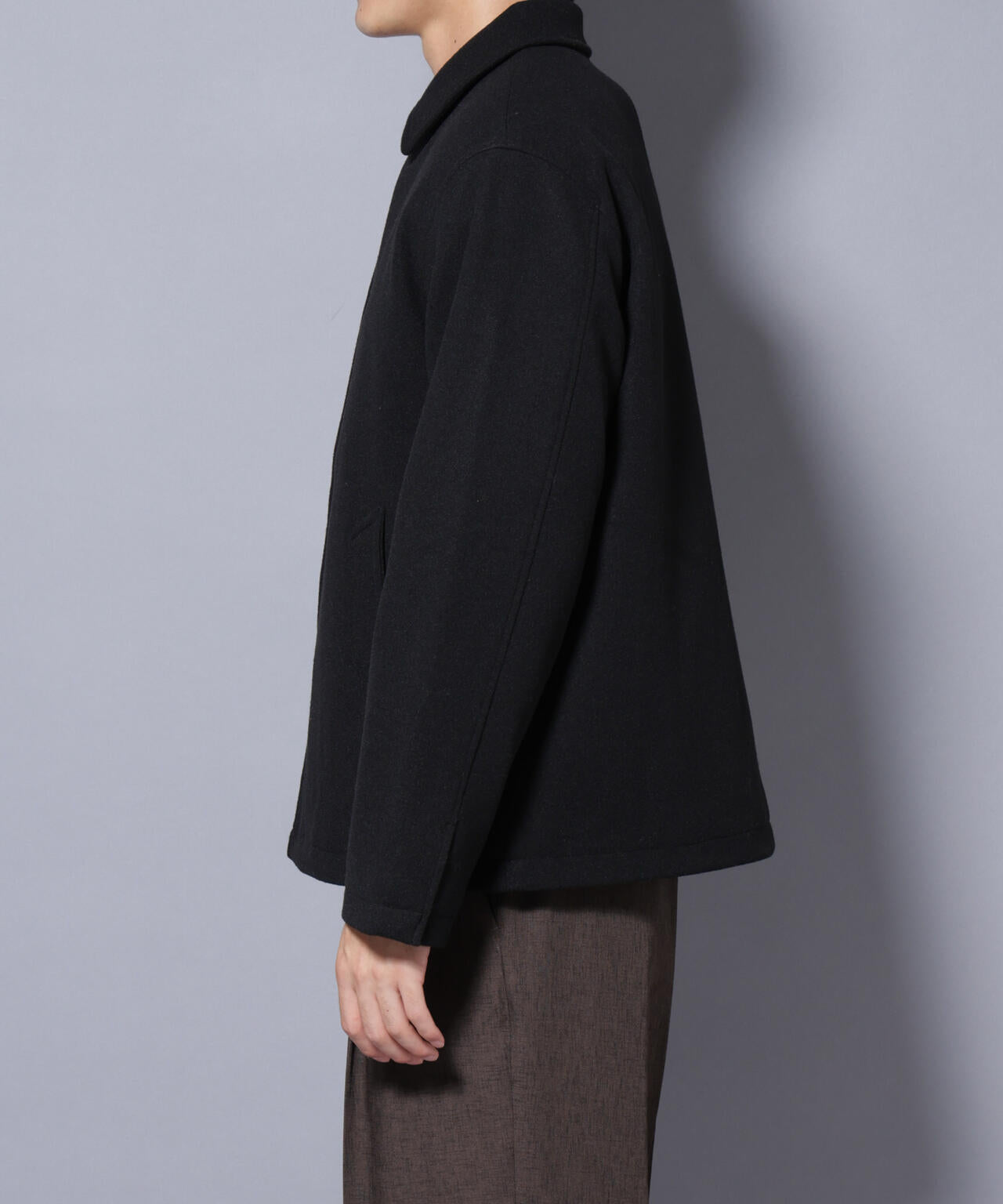 テックメルトンショートブルゾン