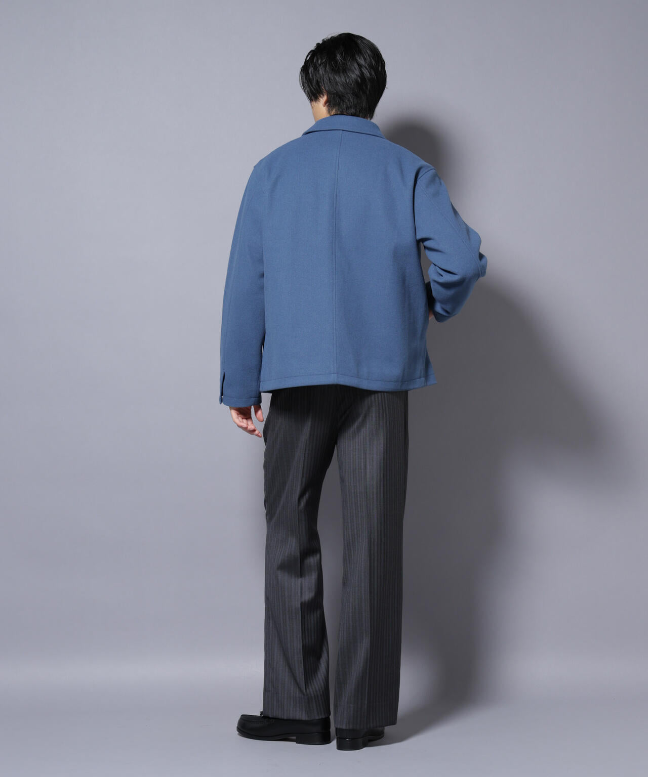 テックメルトンショートブルゾン