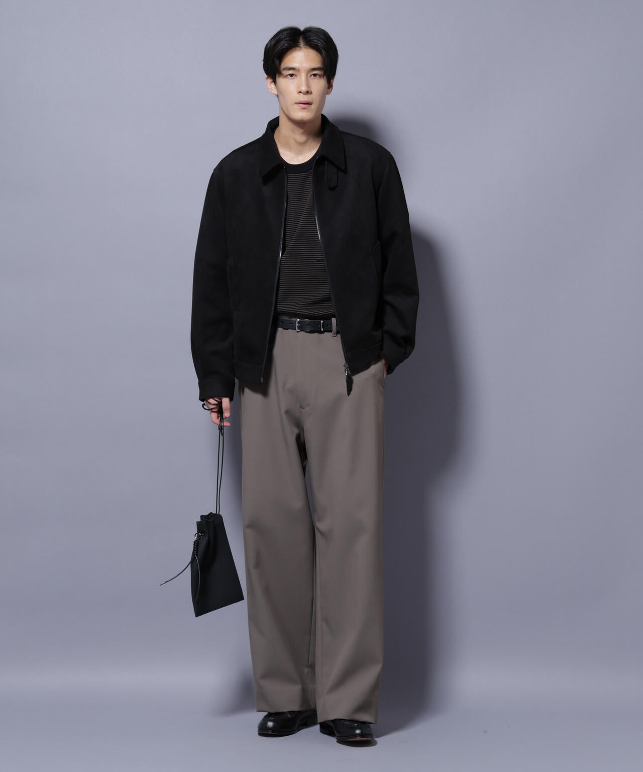 フェイクスエードブルゾン | NANO universe（ナノ・ユニバース