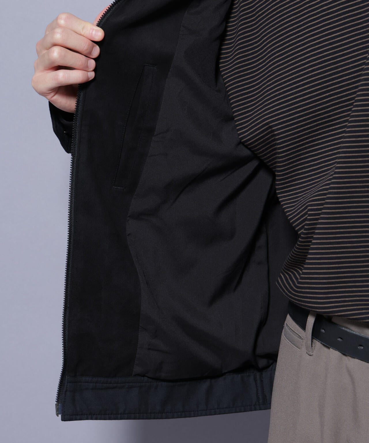 フェイクスエードブルゾン | NANO universe（ナノ・ユニバース