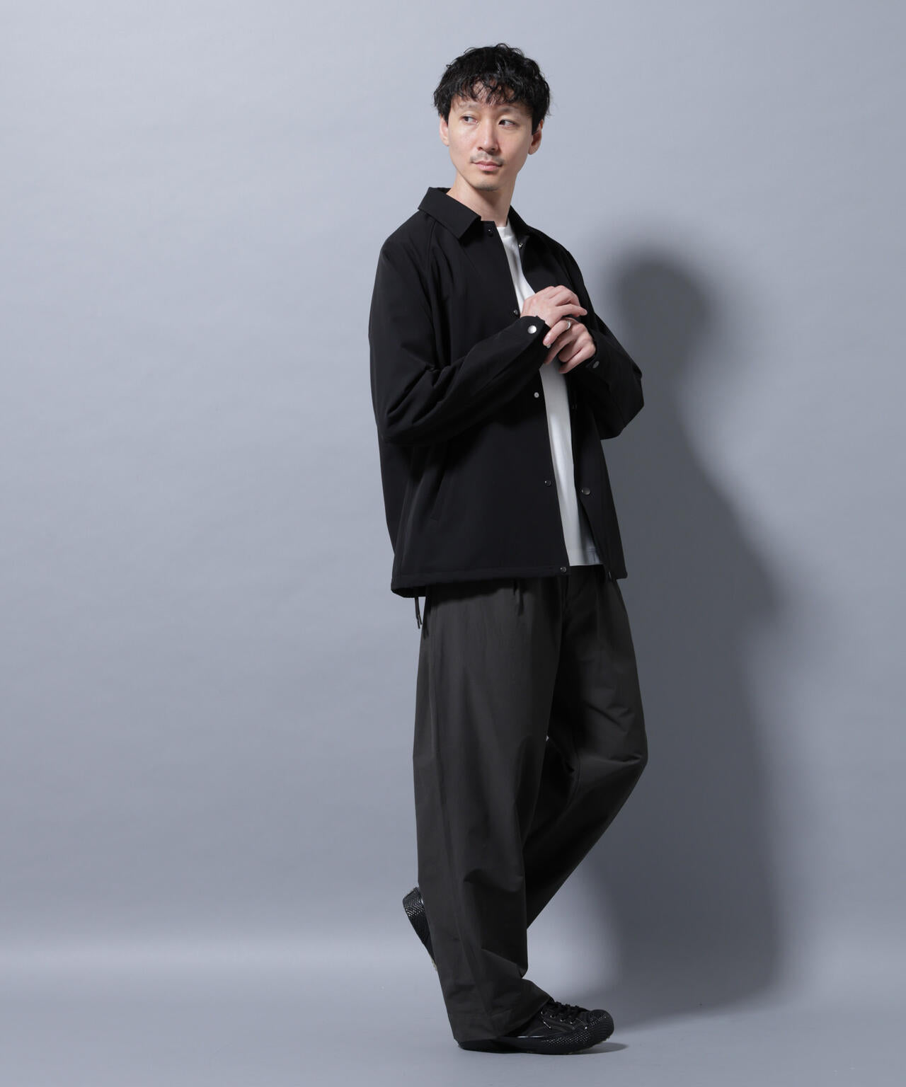 イタリアンドットリラックスコーチジャケット | NANO universe