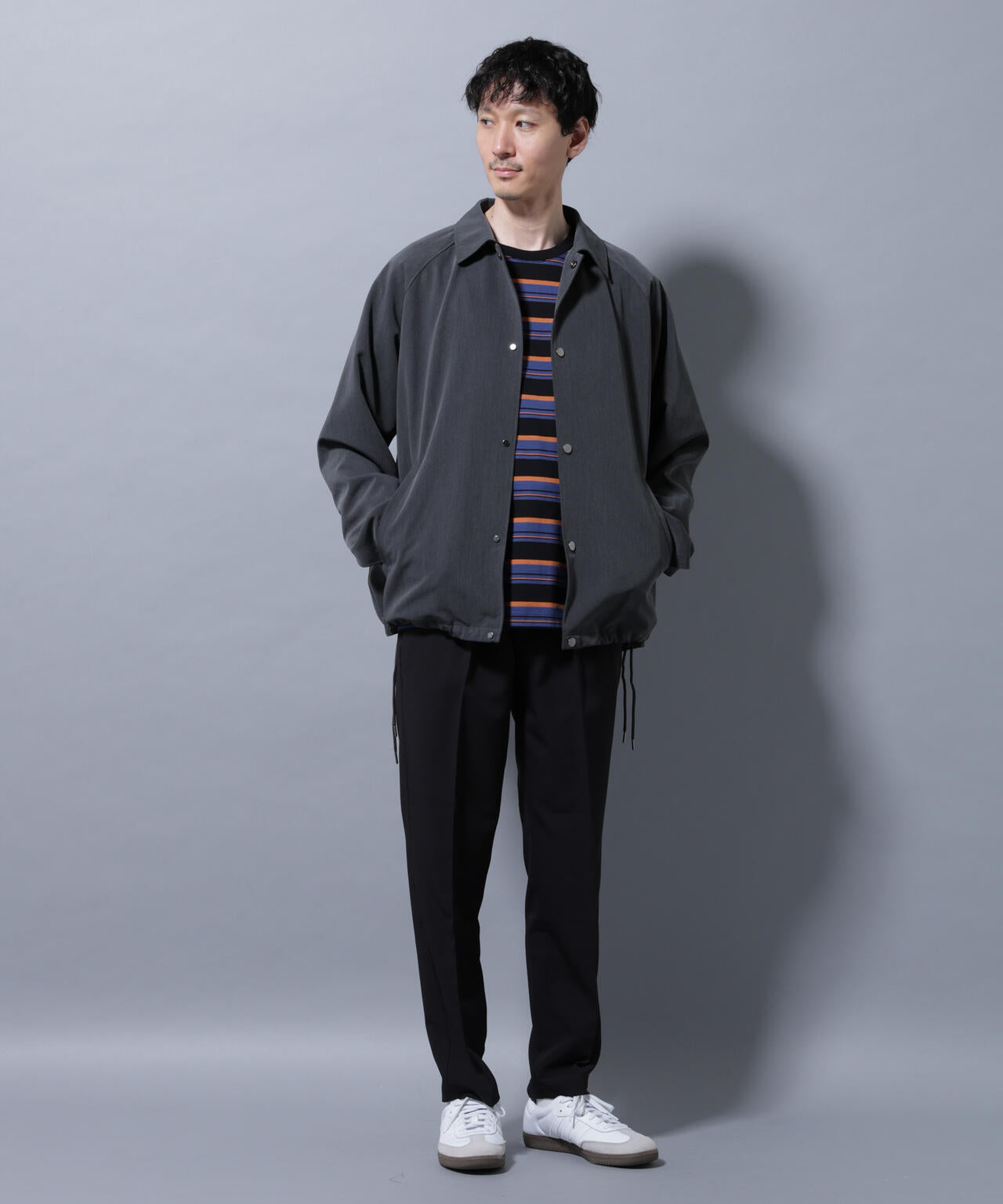 イタリアンドットリラックスコーチジャケット | NANO universe