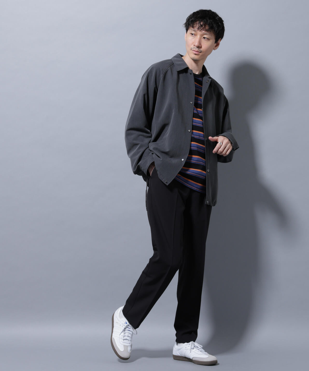 イタリアンドットリラックスコーチジャケット | NANO universe（ナノ