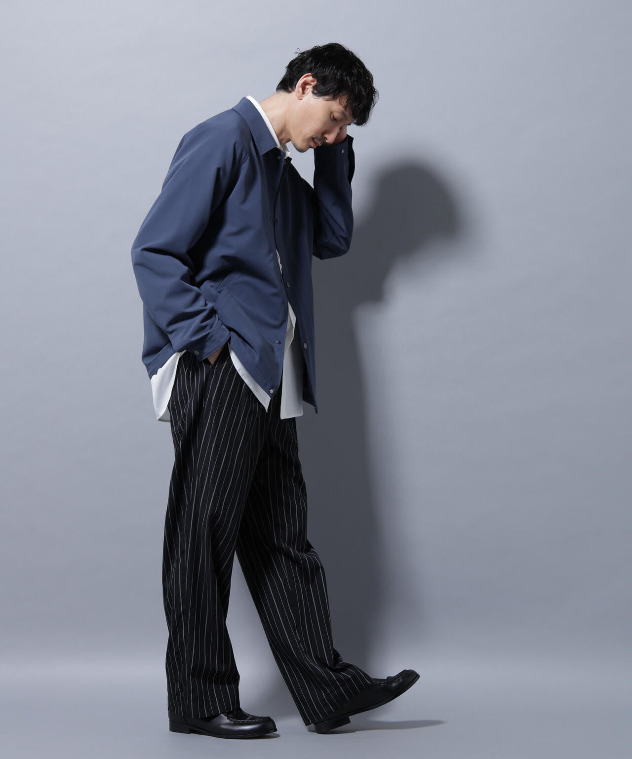 イタリアンドットリラックスコーチジャケット | NANO universe