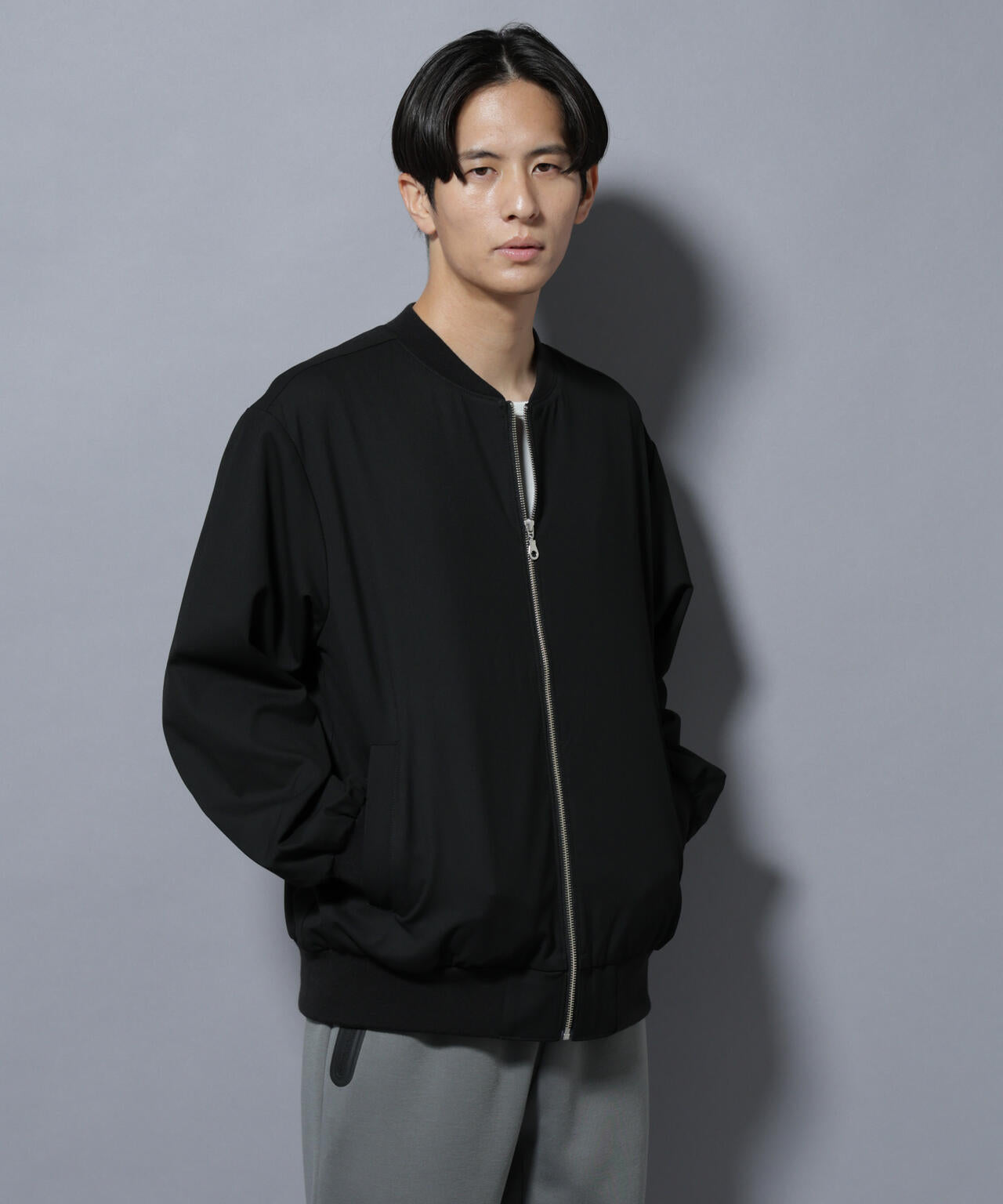 【極美品】★ナノユニバース＆OGAWAコラボ★メンズМサイズ★２ＷＡＹ★ブラック フェイクレザーCPOジャケット | NANO universe（ナノ