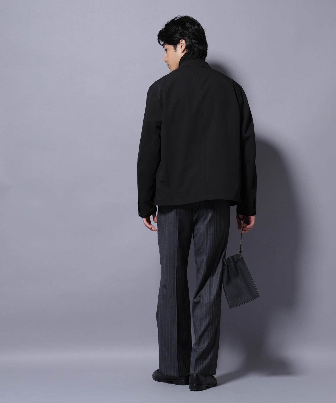 TR シングルライダースブルゾン