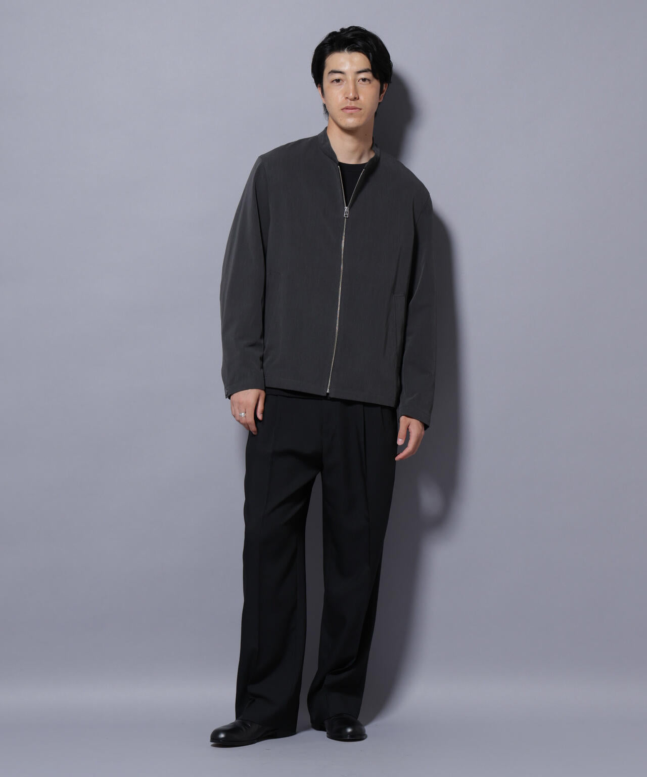 TR シングルライダースブルゾン