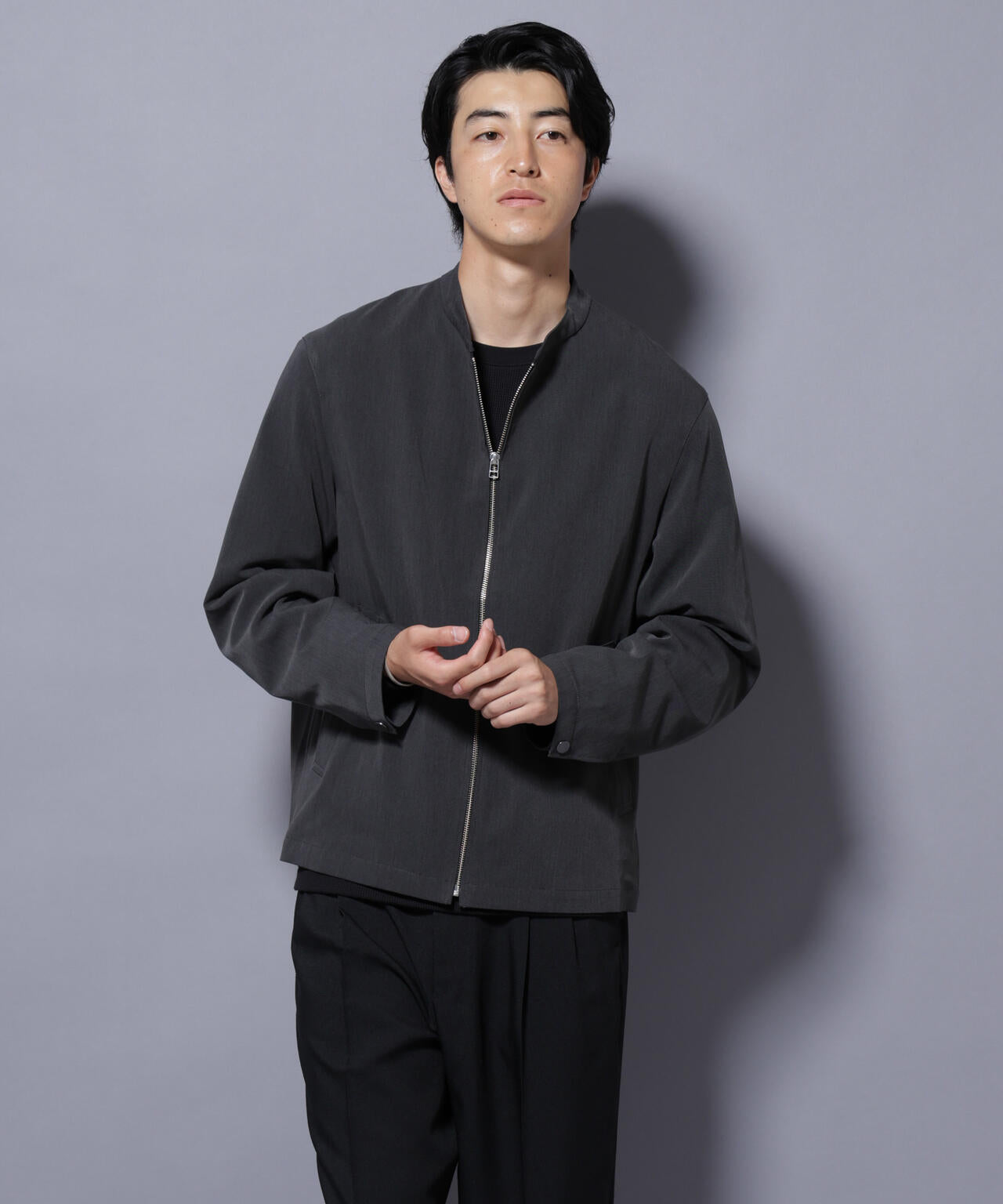 TR シングルライダースブルゾン