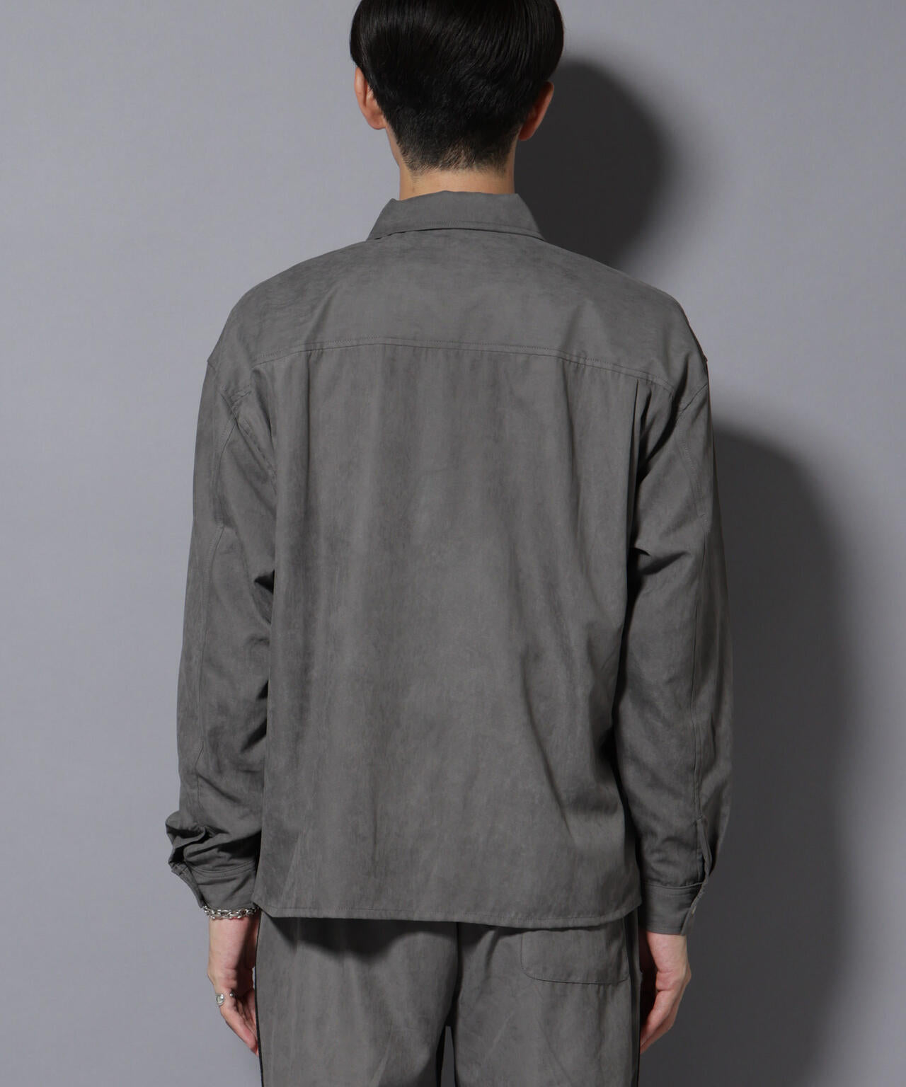 NORMANBROS別注ワイドポケット ピーチ起毛シャツ(セットアップ可)