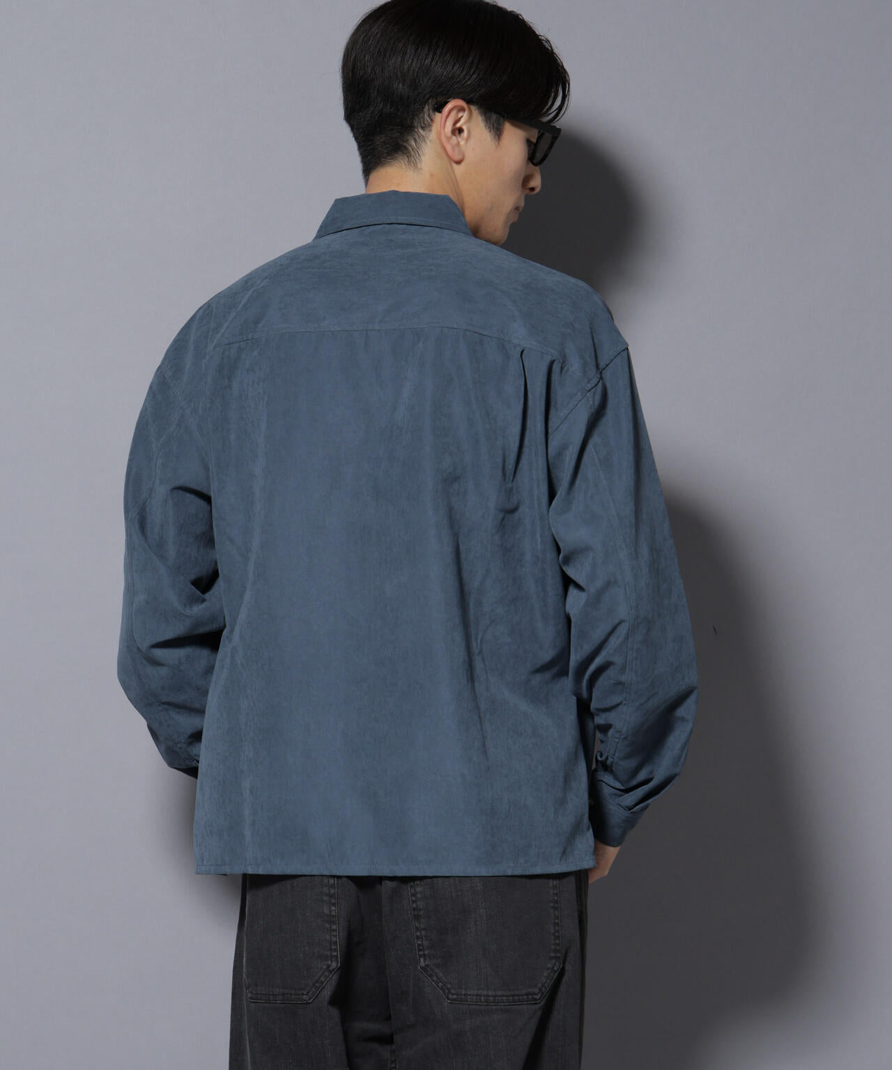 NORMANBROS別注ワイドポケット ピーチ起毛シャツ(セットアップ可)