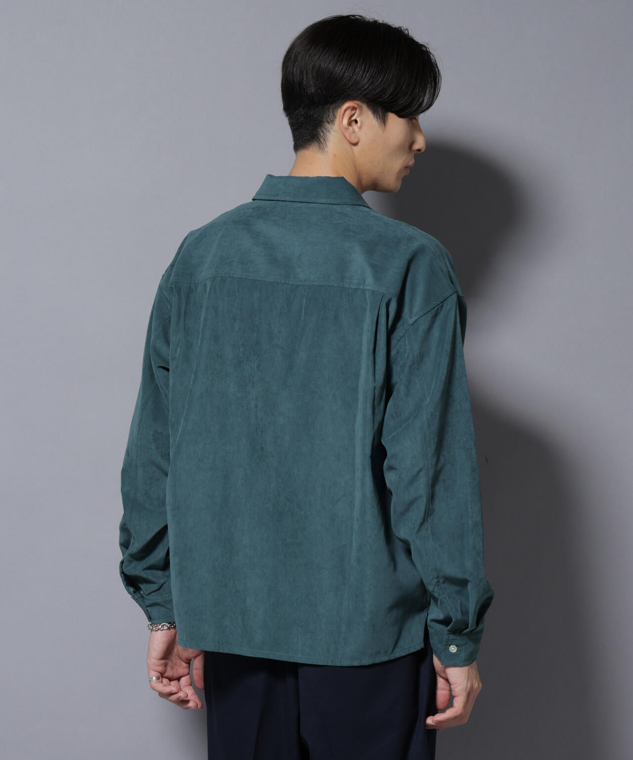 NORMANBROS別注ワイドポケット ピーチ起毛シャツ(セットアップ可)