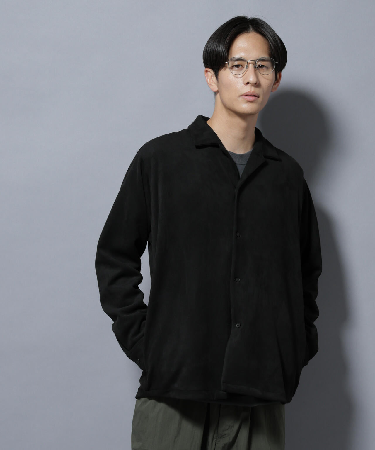 【JOURNALSTANDARD】25AW 25050400939040 フェイクスエードシャツ長袖シャツ フェイクスエードシャツ（シャツ／ブラウス）｜JOURNAL STANDARD