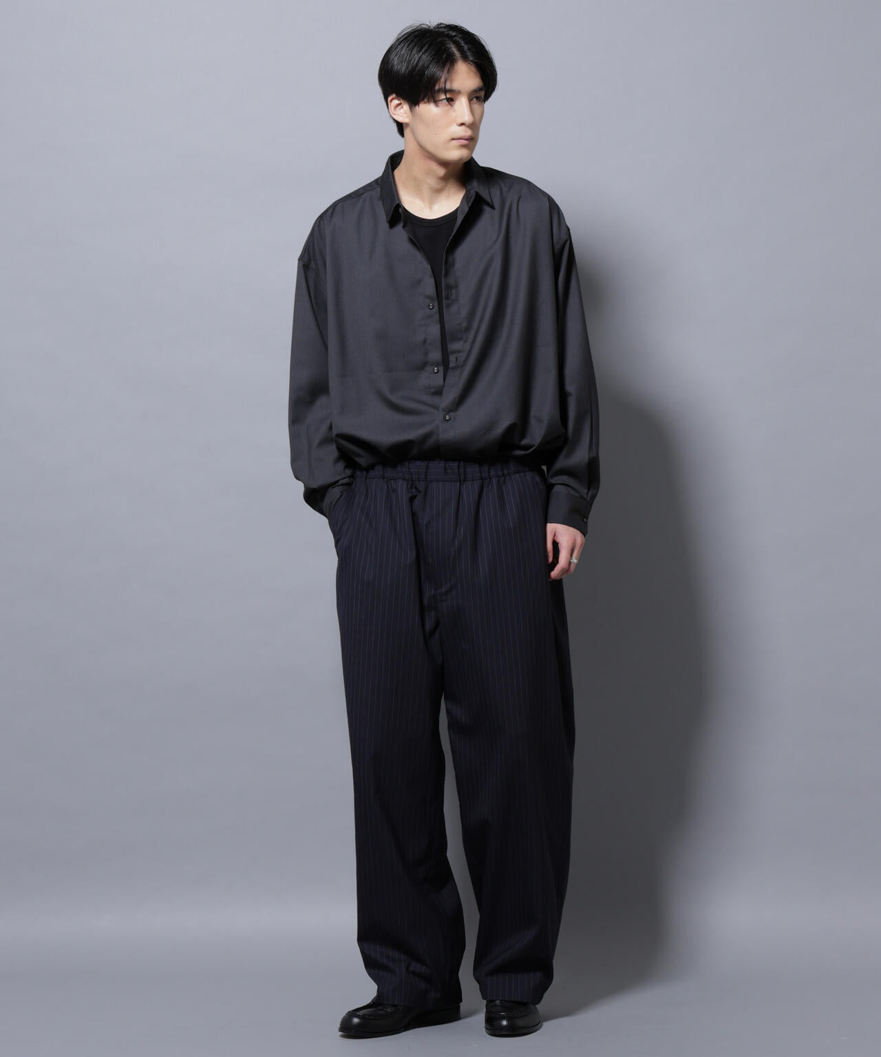 ビッグドレープシャツ 長袖 | NANO universe（ナノ・ユニバース