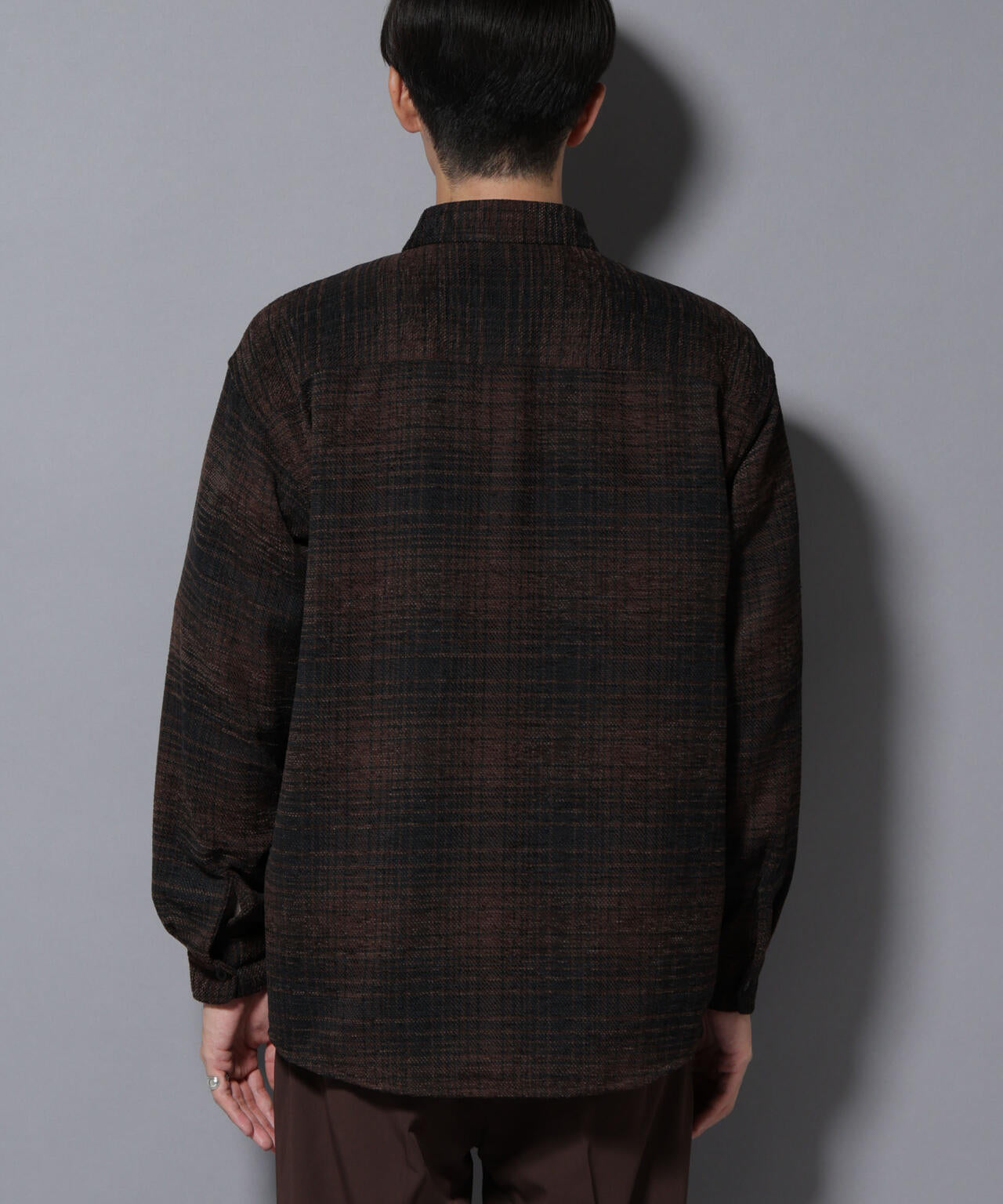 モールチェックシャツ 長袖