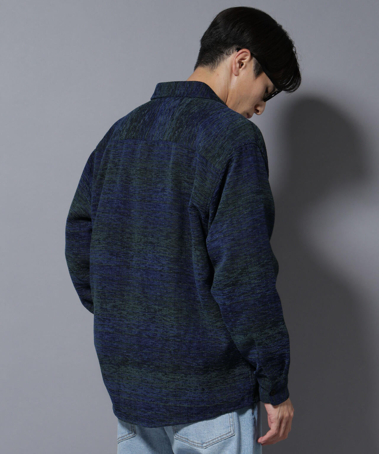 モールチェックシャツ 長袖