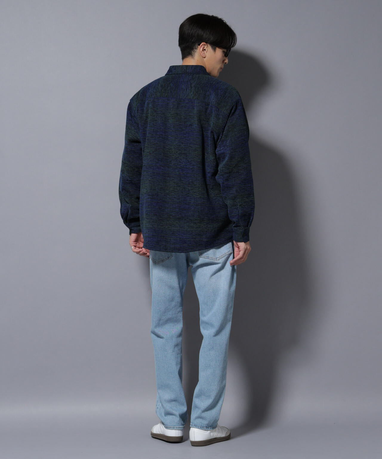 モールチェックシャツ 長袖