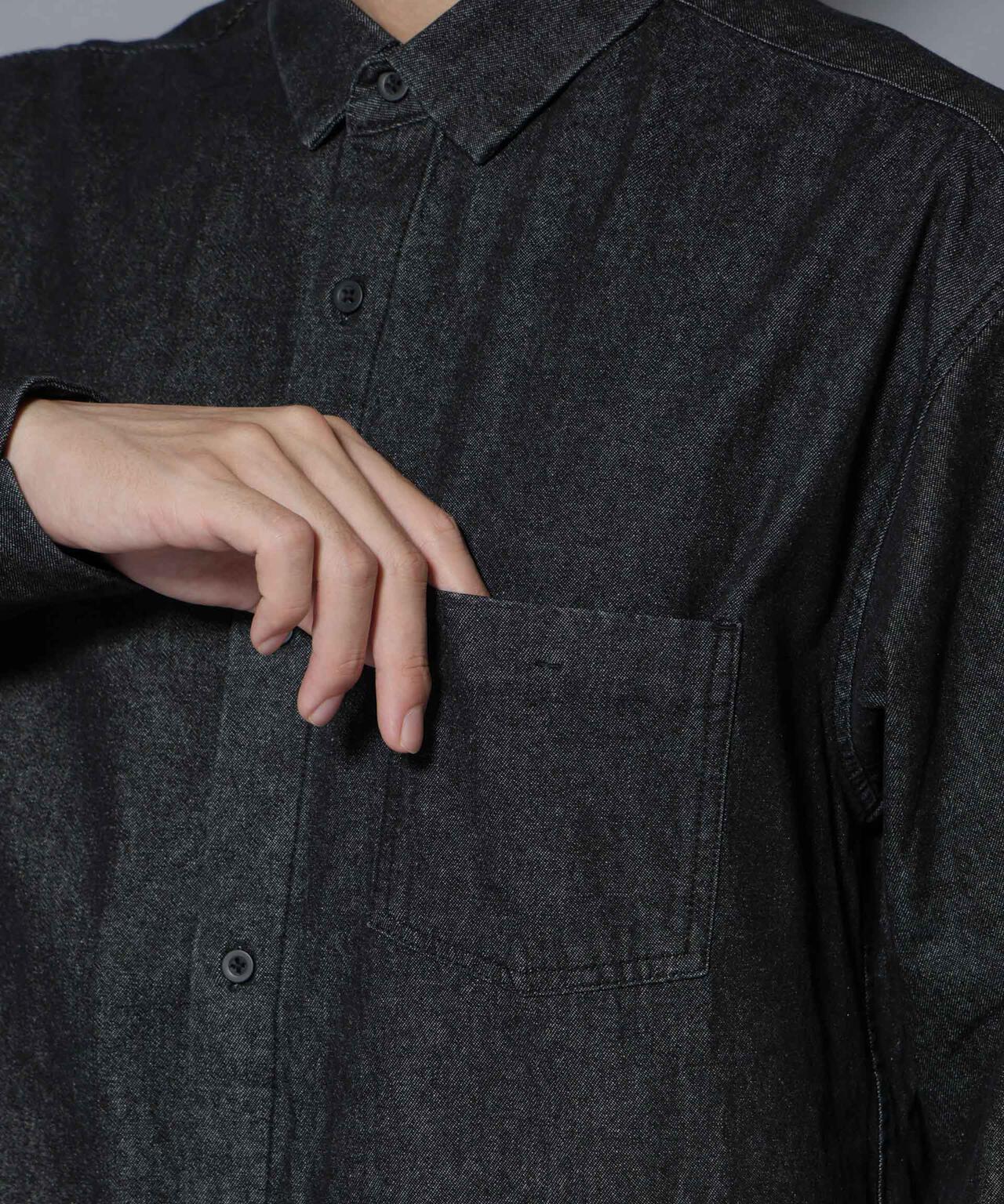 ライトオンスデニムシャツ 長袖