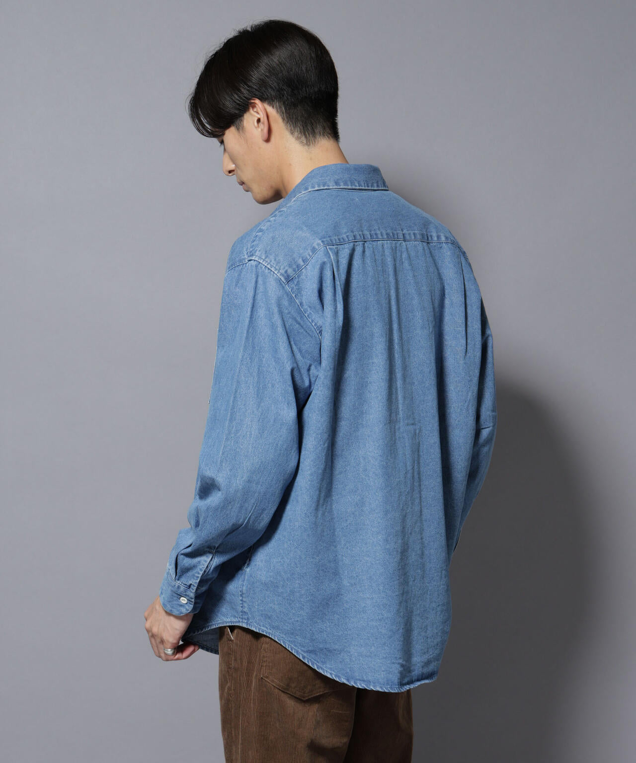 ライトオンスデニムシャツ 長袖