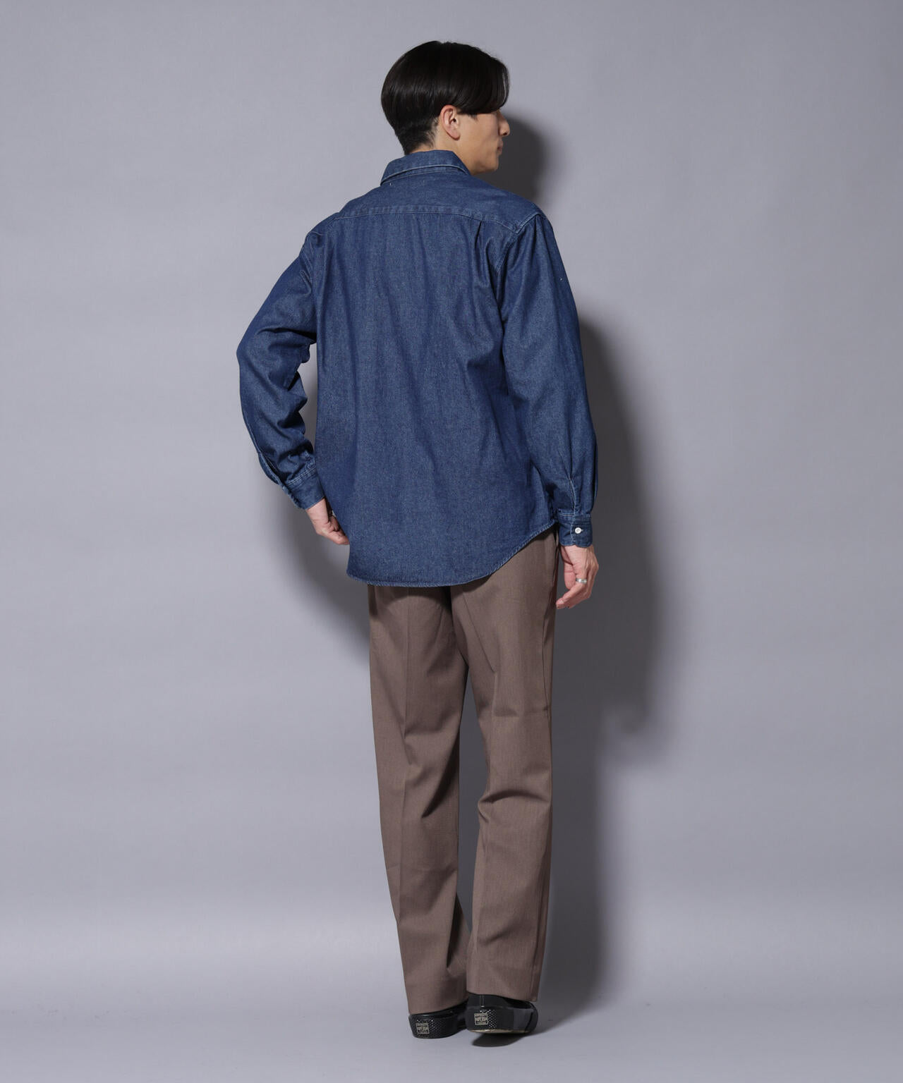 ライトオンスデニムシャツ 長袖