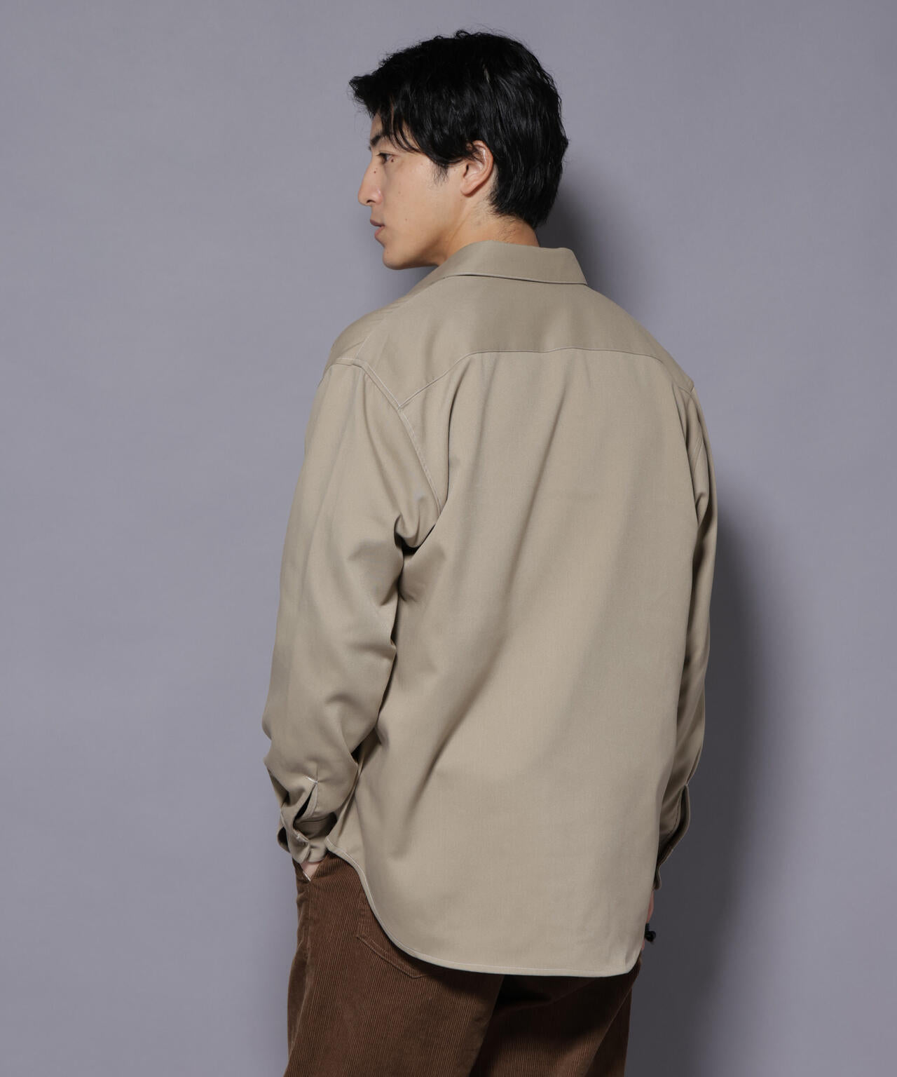 ストレッチツイルフラップポケットシャツ | NANO universe（ナノ