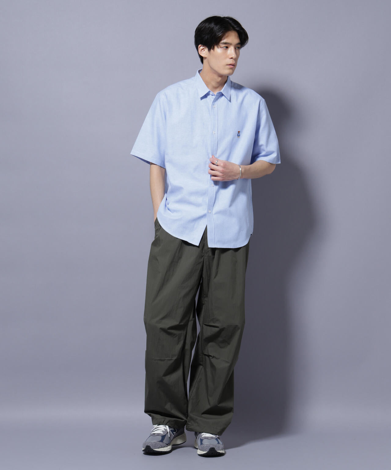 ナノベアワンポイントシャツ半袖 | NANO universe（ナノ・ユニバース