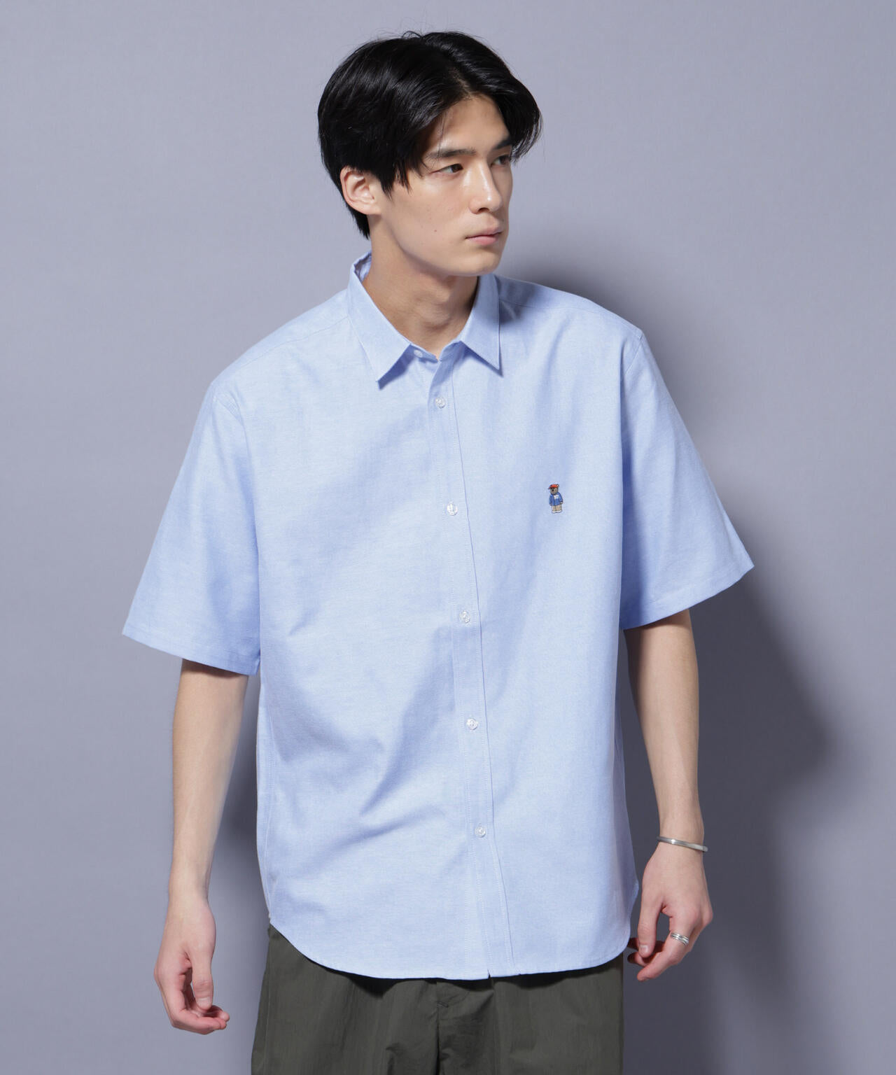 ナノベアワンポイントシャツ半袖 | NANO universe（ナノ・ユニバース