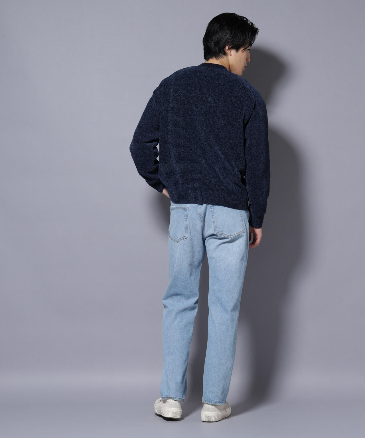 ナノベアモールニットカーディガン