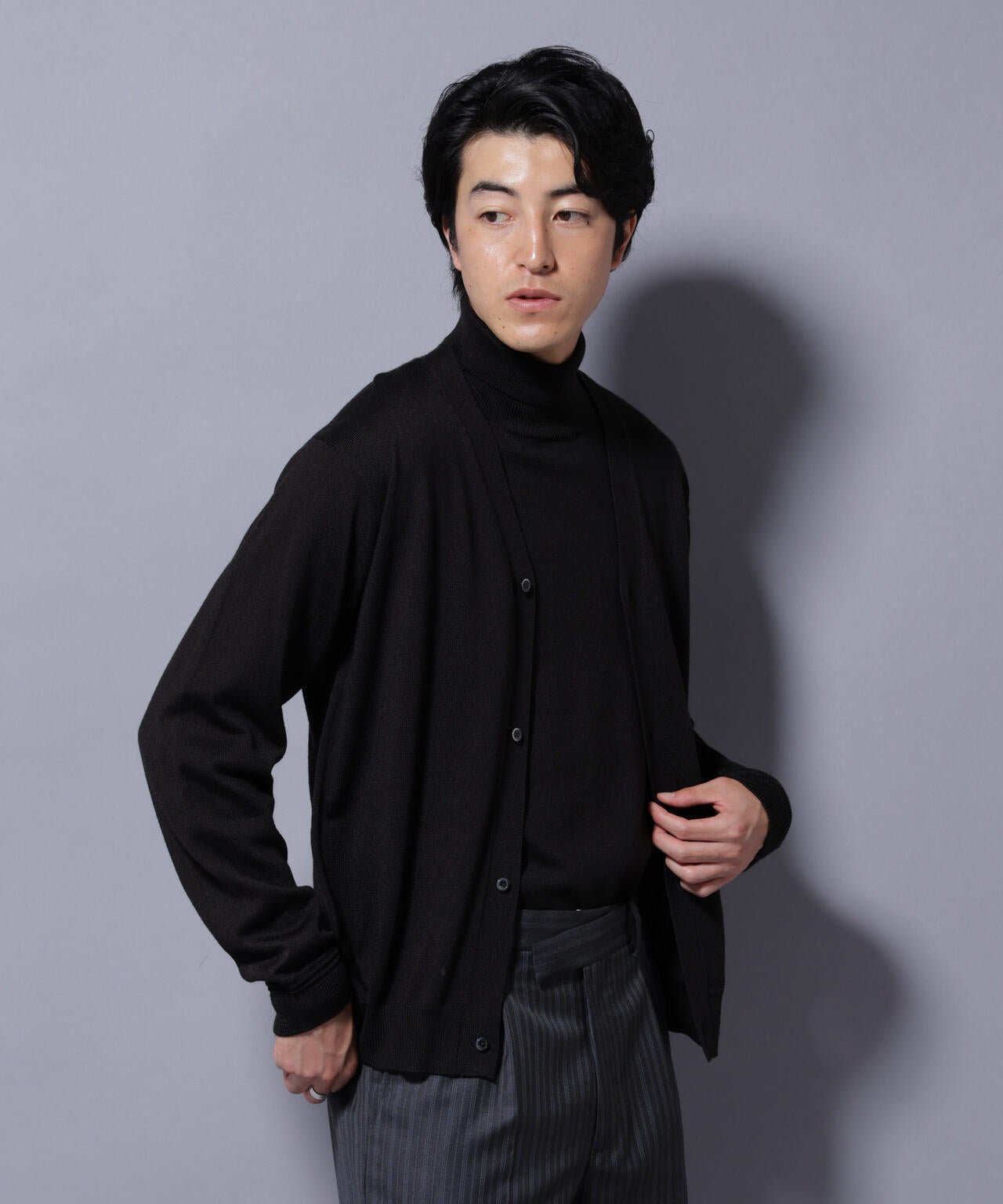 タスマニアミックスベーシックカーディガン | NANO universe