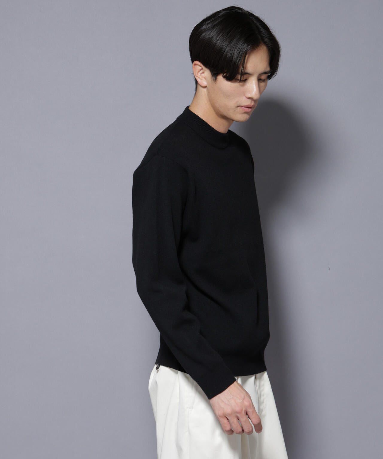 新品 UNUED アンユーズド シルク クルーネックニット ブラック 2 UNITED ARROWS ニット セーター シルクリブ Uネック レディース