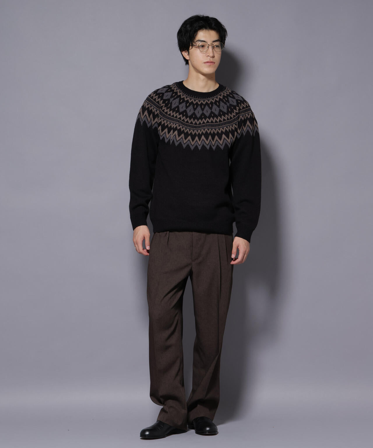 モールヤーンノルディックニット | NANO universe（ナノ