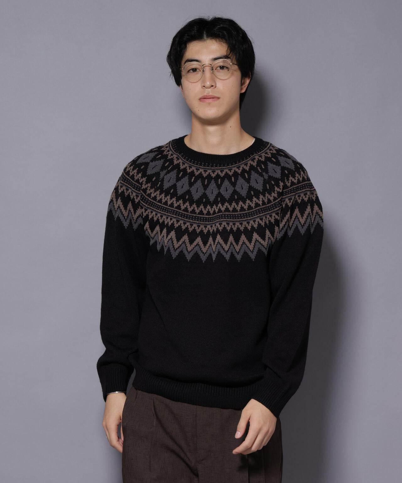 モールヤーンノルディックニット | NANO universe（ナノ・ユニバース