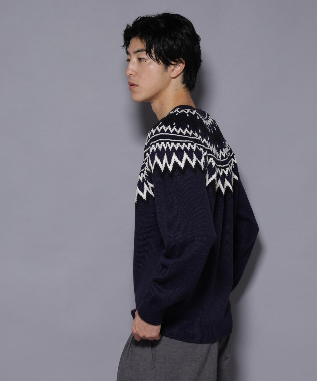 モールヤーンノルディックニット | NANO universe（ナノ・ユニバース